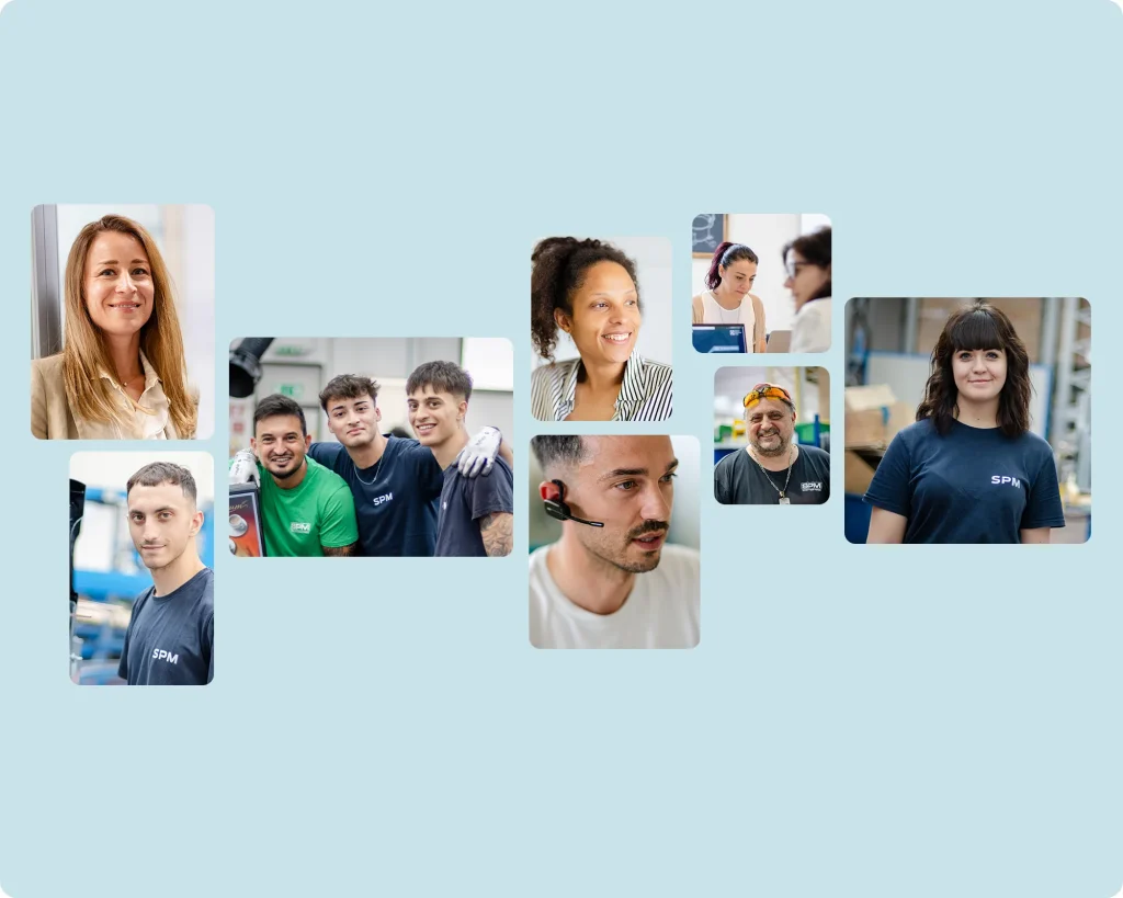 <p>SPM, Le nostre risorse<br />
Unisciti al Team</p>